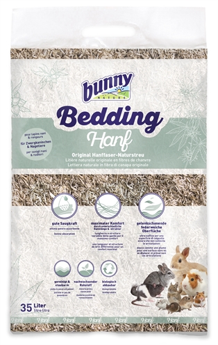 Bunny Nature Bunnybedding Hanf Hennepvezel 35 Ltr