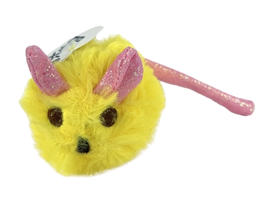 Fofos Pluche Muis Met Glitterstaart 14,5x6x6 cm Kattenspeelgoed