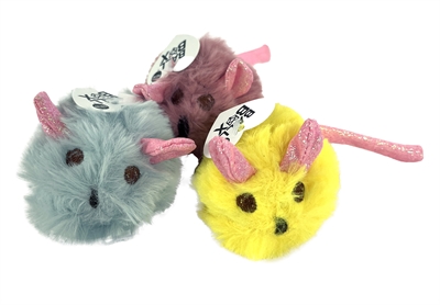 Fofos Pluche Muis Met Glitterstaart 14,5x6x6 cm Kattenspeelgoed