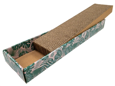 Croci Krabplank Bladeren Groen 48x12,5x5 cm