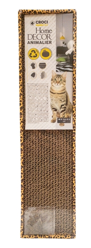 Croci Krabplank Luipaard 48x12,5x5 cm met kattenkruid