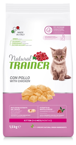 Natural Trainer Cat Kitten Chicken 1,5 KG