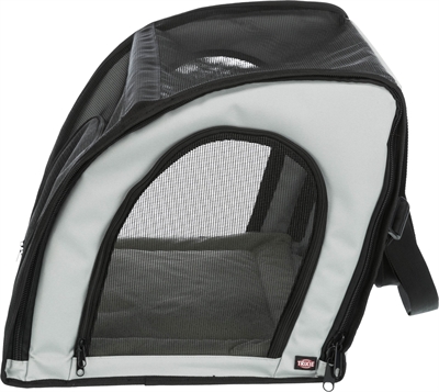 Trixie Autostoel Grijs/Zwart 44x40x37 cm voor honden