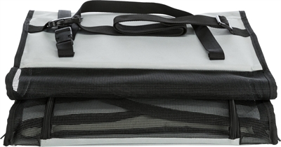 Trixie Autostoel Grijs/Zwart 44x40x37 cm voor honden