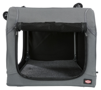 Trixie Soft Kennel Easy Reisbench Grijs 50x36x33 cm