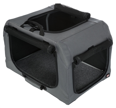 Trixie Soft Kennel Easy Reisbench Grijs 71x51x49 cm