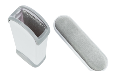 Trixie Harenpluizenborstel met Reinigingsstation 33 cm Wit/Grijs