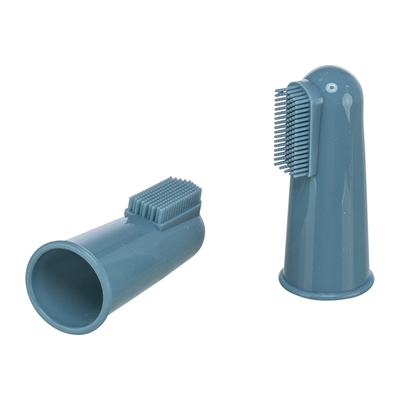 Trixie Vingertandenborstel Hond/Kat Siliconen 6 cm 2 stuks