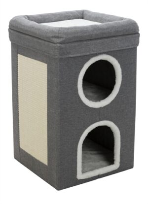 Trixie Krabpaal Cat Tower Saul Grijs 39x39x64 CM