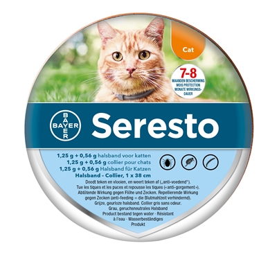 Seresto Teken- En Vlooienband Kat 38 CM