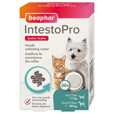 Beaphar Intestopro Kat / Hond <20 KG 20 Tbl
