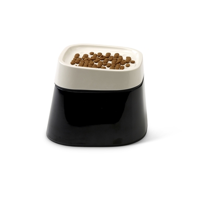 Savic Ergo Cube Voerbak Crème/Zwart 22x22x16 cm