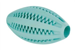 Trixie Denta Fun Rugby Bal Rubber 11CM 3ST