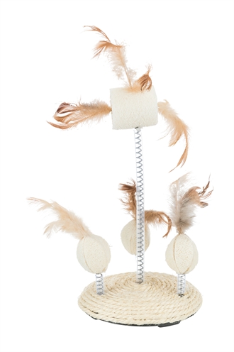 Trixie Speeltjes Op Spiraalveren Luffa / Sisal 15x15x30cm 2 ST