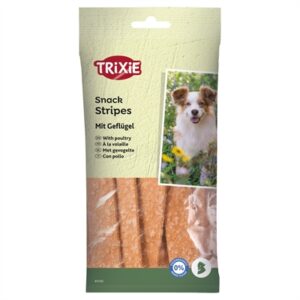 Trixie Stripes Gevogelte 100g - 15 stuks honden snacks