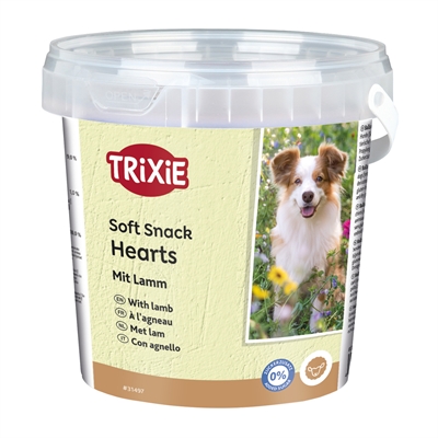 Trixie Soft Snack Happy Hearts 500GR - Zachte hondensnacks met lam