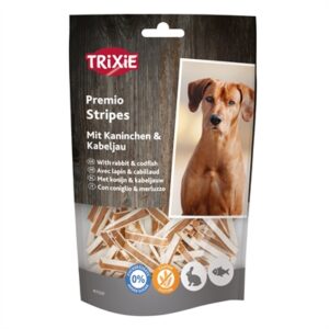 Trixie Premio Fish Rabbit Stripes 100g - 6 stuks honden snacks