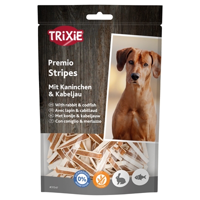 Trixie Premio Fish Rabbit Stripes 100g - 6 stuks honden snacks