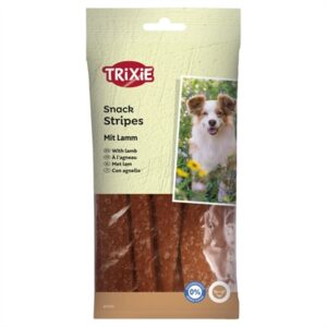Trixie Stripes Lam 100g 15 stuks hondensnacks