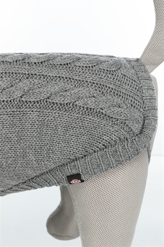 Trixie Hondentrui Kenton Grijs 45 cm met col