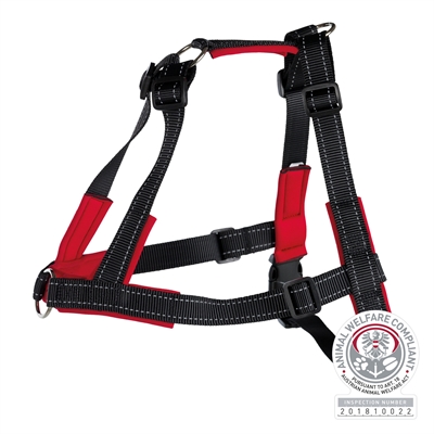 Trixie Hondentuig Lead'n'walk Soft Zwart 65-105 cm