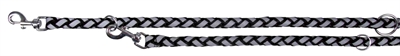 Trixie Hondenriem Cavo Reflective Band Verstelbaar Zwart 200x1,2 CM