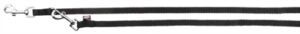 Trixie Hondenriem Classic Verstelbaar Zwart 200x1 cm