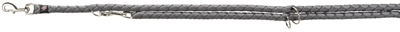 Trixie Hondenriem Cavo Verstelbaar Grijs 200x1,8 CM