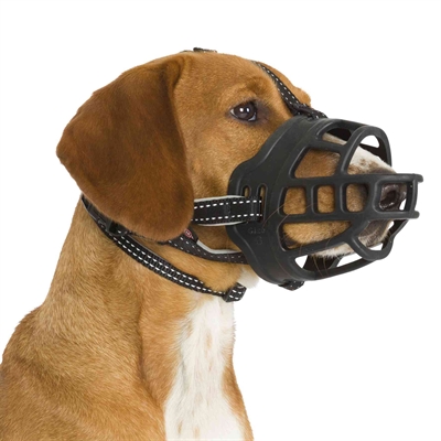 Trixie Muilkorf Muzzle Flex Silicone Zwart S 20x20 cm