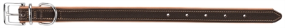 Trixie Halsband Hond Leer Bruin 21-32x2,5 cm