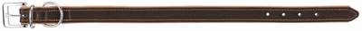 Trixie Halsband Hond Leer Bruin 31-37x2,5 cm