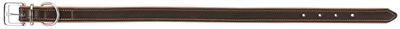 Trixie Halsband Hond Leer Bruin 39-46 cm