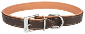 Trixie Halsband Hond Leer Bruin 52-63x3,5 cm