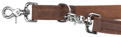 Trixie Hondenriem Rustic Vetleer Donkerbruin 200x2 cm Verstelbaar