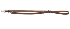 Trixie Hondenriem Rustic Vetleer Donkerbruin 200x2,5 cm Verstelbaar