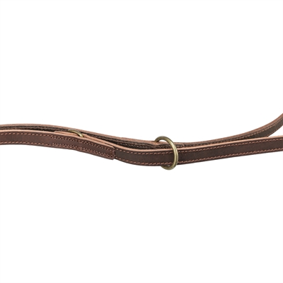 Trixie Hondenriem Rustic Vetleer Donkerbruin 200x2,5 cm Verstelbaar