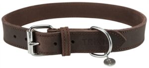 Trixie Halsband Hond Vetleer Donkerbruin 57-66x3 cm
