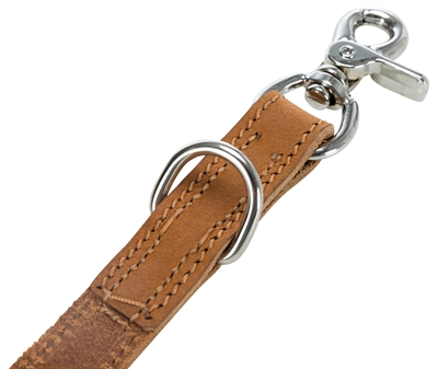 Trixie Hondenriem Rustic Heartbeat Vetleer Bruin 200x2 cm