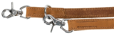 Trixie Hondenriem Rustic Heartbeat Vetleer Bruin 200x2 cm