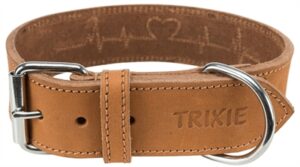 Trixie Halsband Hond Vetleer Bruin 38-47x4 cm