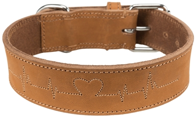 Trixie Halsband Hond Vetleer Bruin 38-47x4 cm