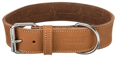 Trixie Halsband Hond Vetleer Bruin 47-55x4 cm