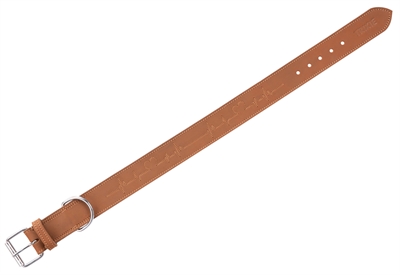 Trixie Halsband Hond Vetleer Bruin 47-55x4 cm