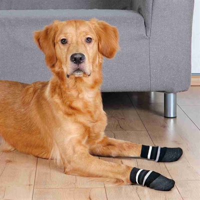 Trixie Hondensokken Anti-slip Zwart XL 2 Stuks