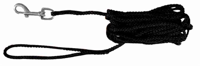 Trixie Hondenriem Sleeplijn Zwart 10 mtr x 0,5 cm
