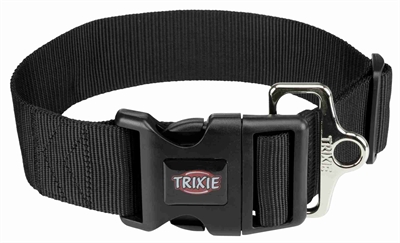Trixie Halsband Hond Premium Zwart 40-60x5 CM