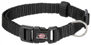 Trixie Halsband Hond Zwart 22-35x1 cm Nylon