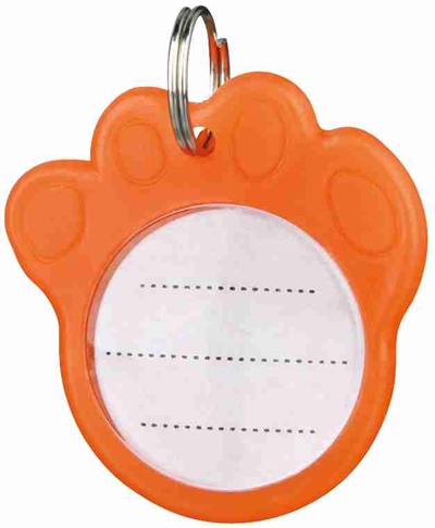 Trixie Adreshanger Phosphoriserend Oranje 3,5 cm 6 stuks