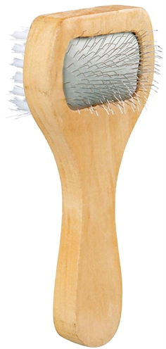 Trixie Slickerborstel Hout 13x6 cm Assorti 2 ST