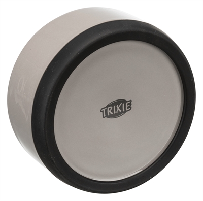 Trixie Voerbak Keramiek met Rubberrand 12x12 cm 400 ml 4 st